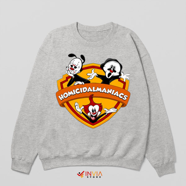 Homicidal Maniac Looney Tunes History Sport Grey Sweatshirt