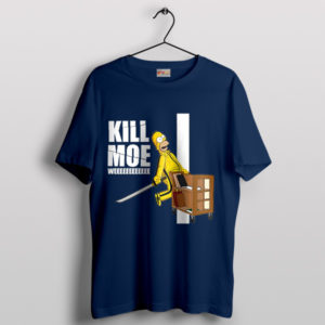 Hungry Hungry Homer Kill Bill Poster Art Navy T-Shirt