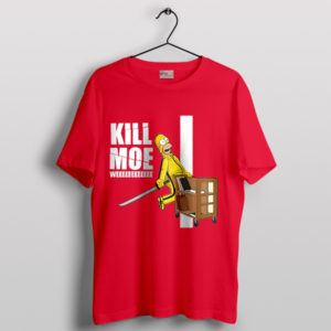 Hungry Hungry Homer Kill Bill Poster Art Red T-Shirt