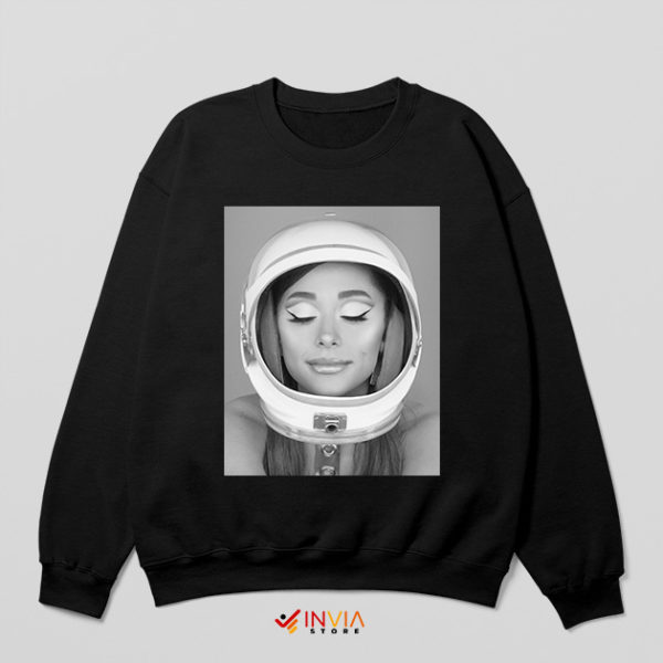 Iconic Ariana Grande Astronaut Black Sweatshirt