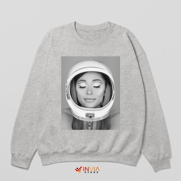 Iconic Ariana Grande Astronaut Sport Grey Sweatshirt