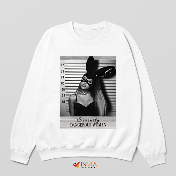 Iconic Pop Artwear Ariana Grande's Mugshot Sweatshirt