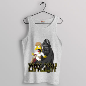 Iconic Quote Darth Vader Meets Bart Sport Grey Tank Top