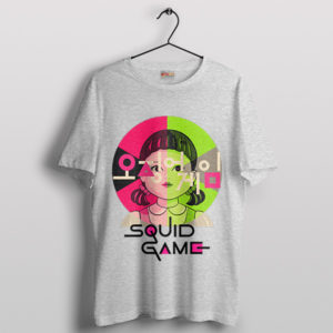 Iconic Squid Game 2 Doll Netflix Sport Grey T-Shirt