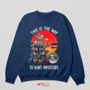 Impostors Famous Mandalorians Navy Sweatshirt