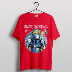 Iron Mando the Hunter Mandalorian 3 Red T-Shirt