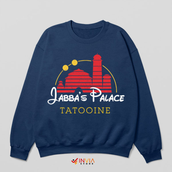 Jabba's Palace x Disney Castle Logo Navy Sweatshirt