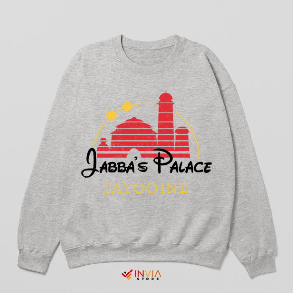 Jabba's Palace x Disney Castle Logo Sport Grey Sweatshirt