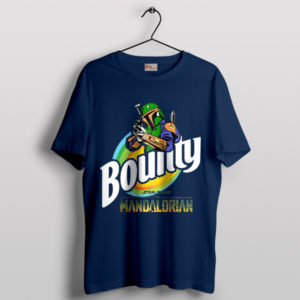 Jango Boba Fett Bounty Hunter Team Navy T-Shirt