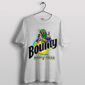 Jango Boba Fett Bounty Hunter Team Sport Grey T-Shirt