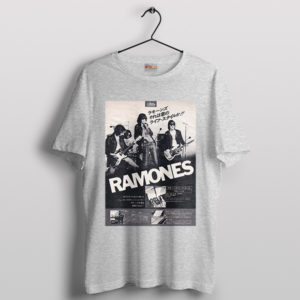 Japan Promo Ramones Hey Ho Let's Go Sport Grey T-Shirt