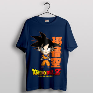 Japanese Anime Son Goku Mythology Navy T-Shirt