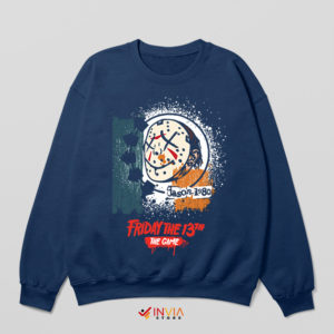 Jason Voorhees Tribute Blink-182 Navy Sweatshirt