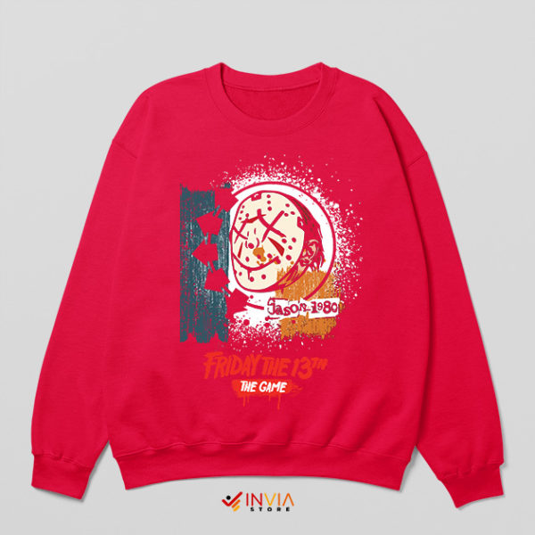 Jason Voorhees Tribute Blink-182 Red Sweatshirt