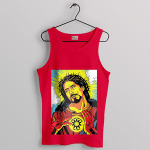 Jesus Iron Man Stark Has A Heart Tank Top