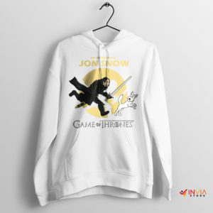 Jon Snow Sequel Series With Tintin White Hoodie