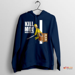 Kill Bill Sword Poster Homer's Enemy Navy Hoodie