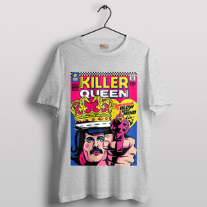 Killer Queen Comic Book Art Sport Grey T-Shirt