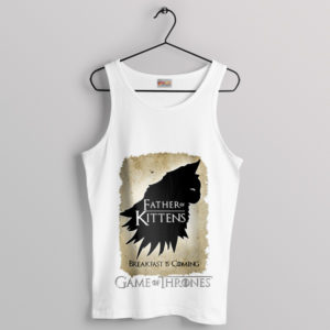 Kittens Houses Game of Thrones White Tank Top