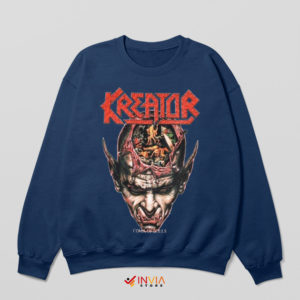 Kreator Coma of Souls Fan Art Navy Sweatshirt