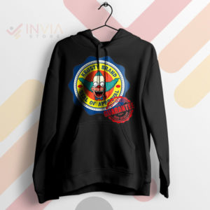 Krusty the Clown Best Friend Guarantee Black Hoodie