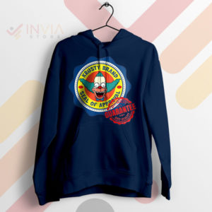 Krusty the Clown Best Friend Guarantee Navy Hoodie