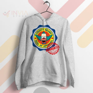 Krusty the Clown Best Friend Guarantee Sport Grey Hoodie