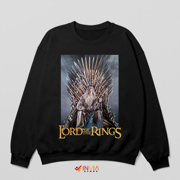 LOTR Gandalf Staff The Iron Throne Sweatshirt