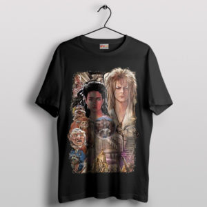Labyrinth Movie Art David Bowie as Jareth Black T-Shirt