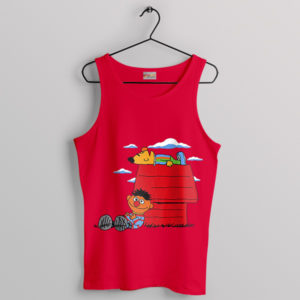 Last Shadow Puppets Cartoon Peanuts Red Tank Top