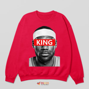 Legend vs King lebron James Red Sweatshirt