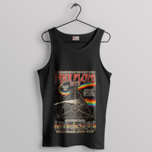 Live 1972 Dark Side of the Moon Tour Black Tank Top
