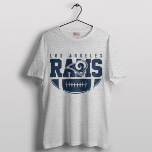 Los Angeles Rams History Graphic Merch Sport Grey T-Shirt