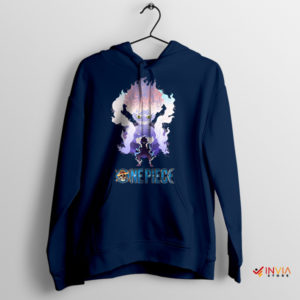 Luffy 5th Gear Premium One Piece Merch Navy Hoodie