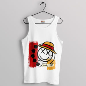 Luffy Parody Rock Out Blink 182 Tank Top