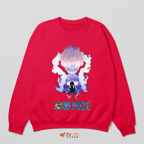 Luffy's 5th Gear Transformation Red Sweatshirt