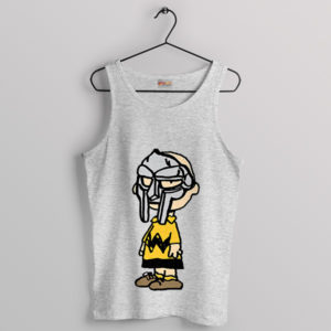 MF Doom 90s harlie Brown Mask Sport Grey Tank Top