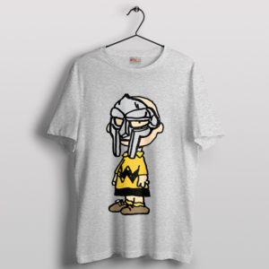 MF Doom Mask Charlie Brown Sport Grey T-Shirt