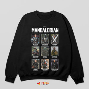 Main Mandalorian 3 Characters Series Sweatshirt