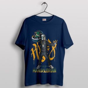 Mandalorian Hip Hop Dance Culture Navy T-Shirt