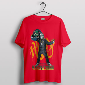 Mandalorian Hip Hop Dance Culture Red T-Shirt