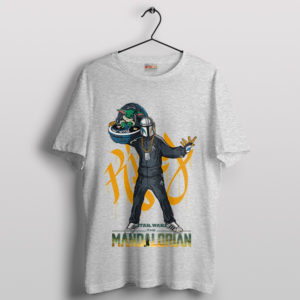 Mandalorian Hip Hop Dance Culture Sport Grey T-Shirt