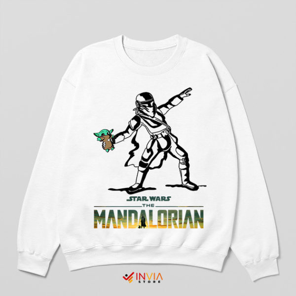 Mando Grogu Fanart Flower Thrower Sweatshirt