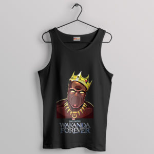 Marvel Biggie Smalls Black Panther Black Tank Top