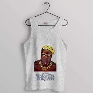 Marvel Biggie Smalls Black Panther Sport Grey Tank Top