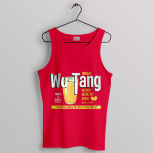 Meme Best Drink Wu Tang Clan Cream Red Tank Top