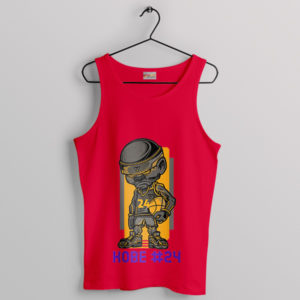 Meme Cartoon Kid Kobe 24 Legendary Red Tank Top