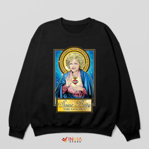 Meme Jesus Betty White Religion Black Sweatshirt