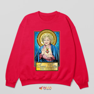 Meme Jesus Betty White Religion Red Sweatshirt