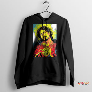 Meme Jesus Tony Stark Has A Heart Black Hoodie